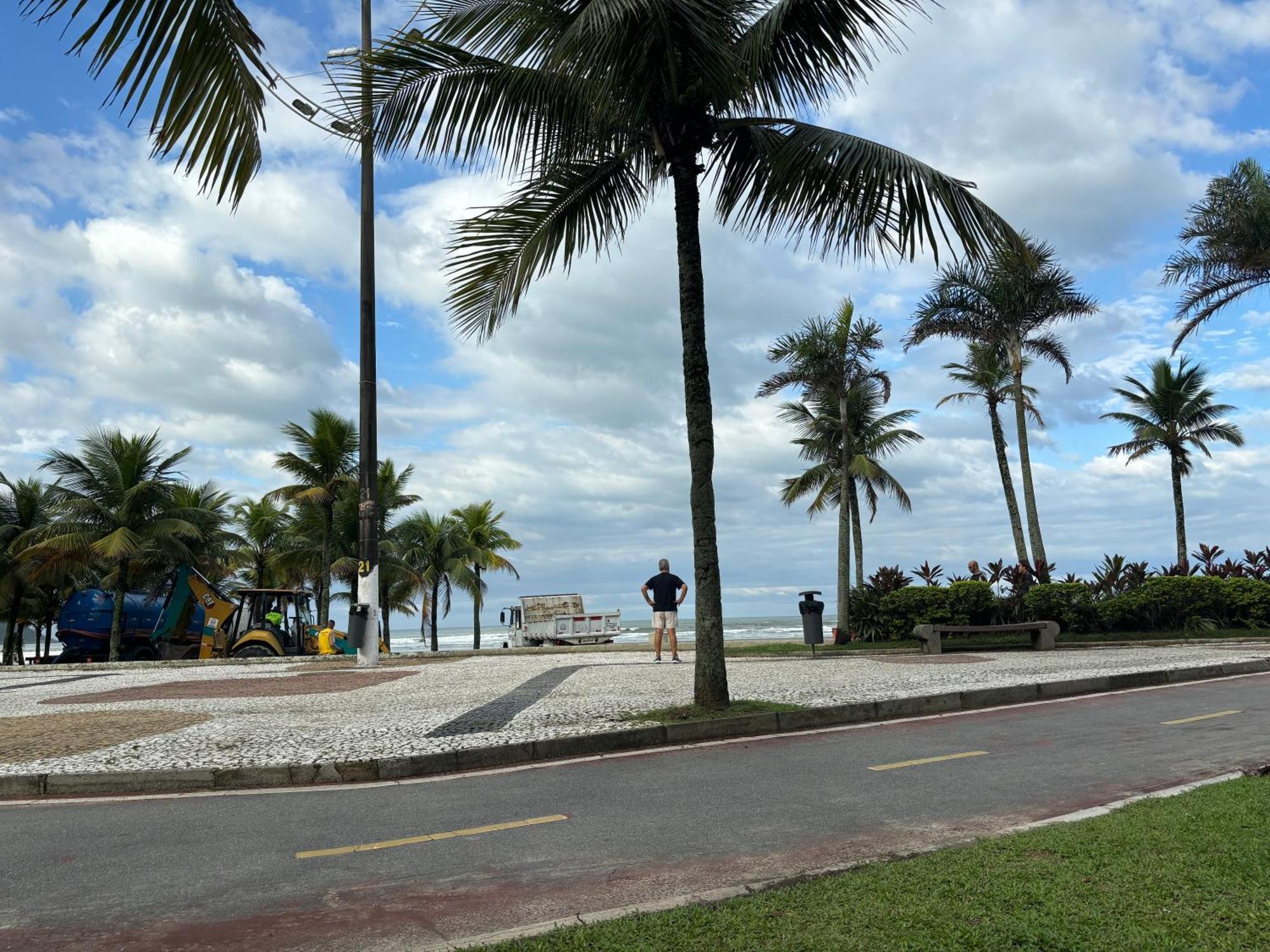Novo Apto Canto Do Forte, Rua Praia Vista Montanha, Com Wi Fi, Homebeach10, 01 Vaga De Garagem, Melhores Restaurantes Ao Lado Praia Grande  Kültér fotó