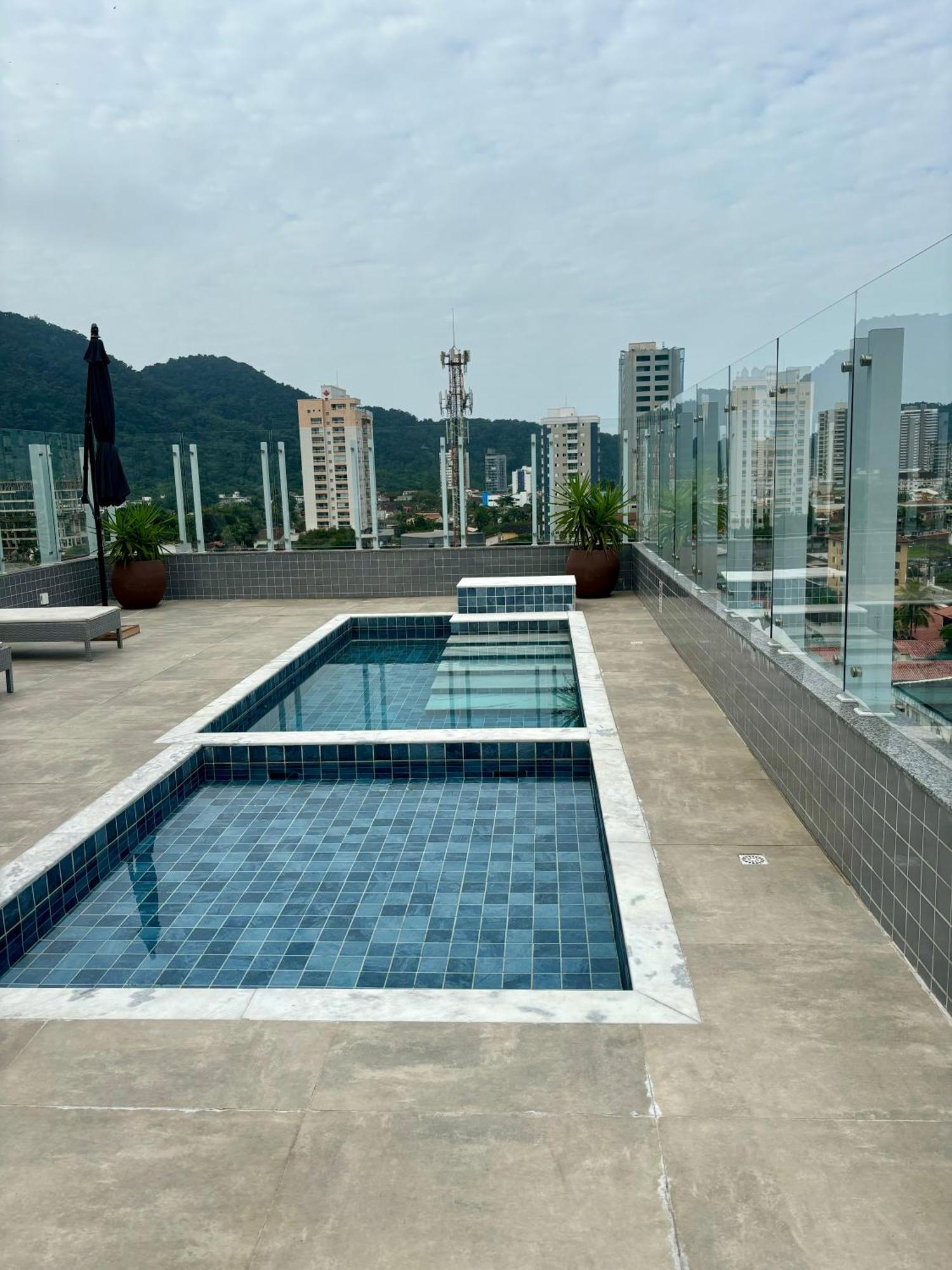 Novo Apto Canto Do Forte, Rua Praia Vista Montanha, Com Wi Fi, Homebeach10, 01 Vaga De Garagem, Melhores Restaurantes Ao Lado Praia Grande  Kültér fotó